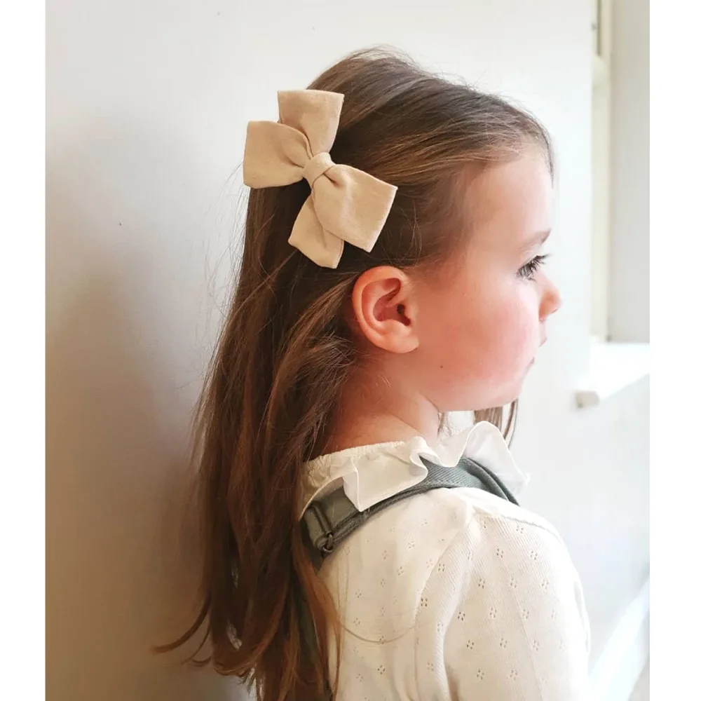Хлопчатобумажная ткань лук заколки для маленьких девочек модная одежда для волос заколки-бантики для волос ручной работы лук заколки для волос Hairbow заколки для волос аксессуары для волос