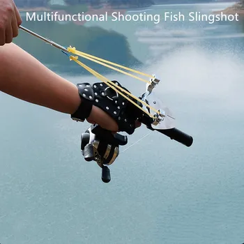 

10/20pcs Stainless Steel Slingshot Catapult 146mm Dart Fishing Slingshot rifle Arrow Shooting Catapult Dart Hunting fishing set