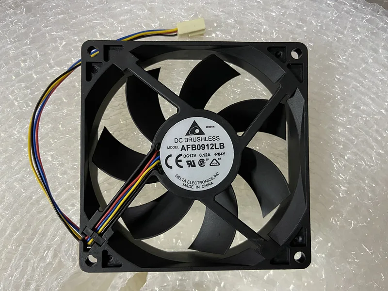 

4-проводной вентилятор охлаждения сервера Delta Electronics AFB0912LB P04Y DC 12 В 0.12A 90x90x15 мм