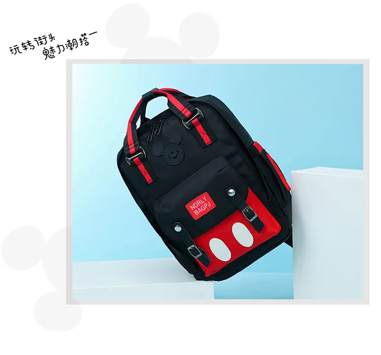 Disney большой емкости женский рюкзак модная сумка для подгузников материнский и детский рюкзак Микки Маус Мумия сумка Минни рюкзак