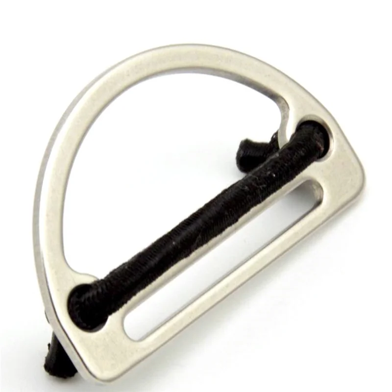 Stainless Steel diving weight Belt Slide Keeper Dring webbing Harness