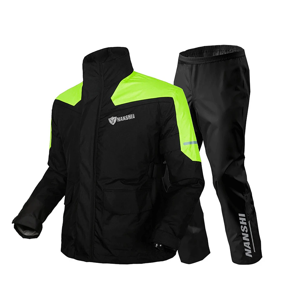 Nashi Impermeabile Tuta Da Pioggia Per Moto Pantaloni Impermeabili Giacca Da Pioggia Per Moto Poncho Ventilato Giacca Da Pioggia Per Moto Equitazione 