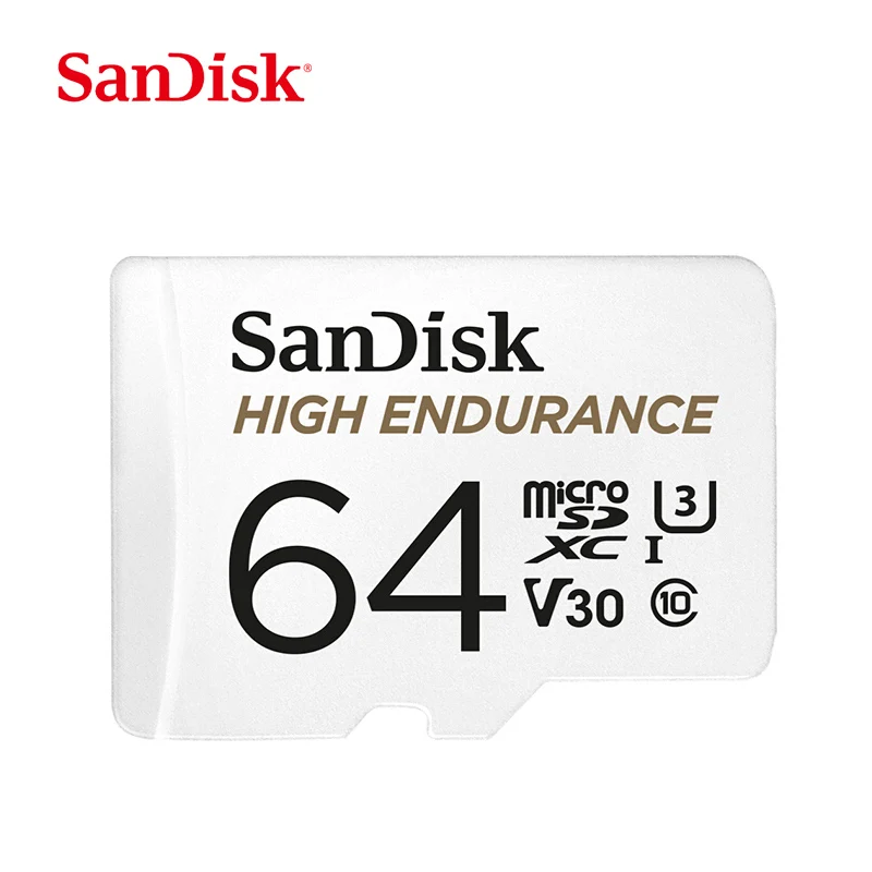 Карта памяти SanDisk, высокопрочная micro SD карта C10 V30 U3, 4 K, 32 ГБ, 64 ГБ, 128 ГБ, 256 ГБ, tf-карты для Dash Cam, домашний видео мониторинг