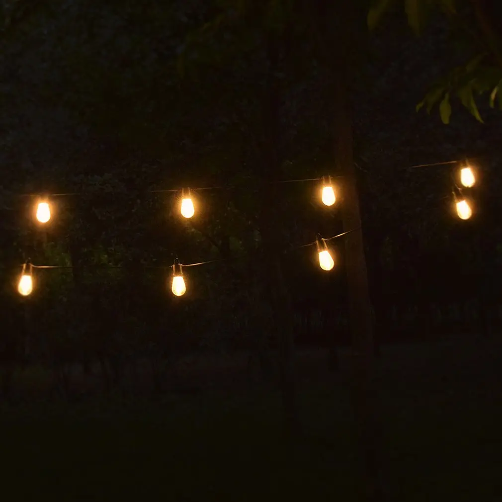 Solar Bulb Light String Solar Outdoor Decorative Light String Portable Solar Garden Waterproof Light