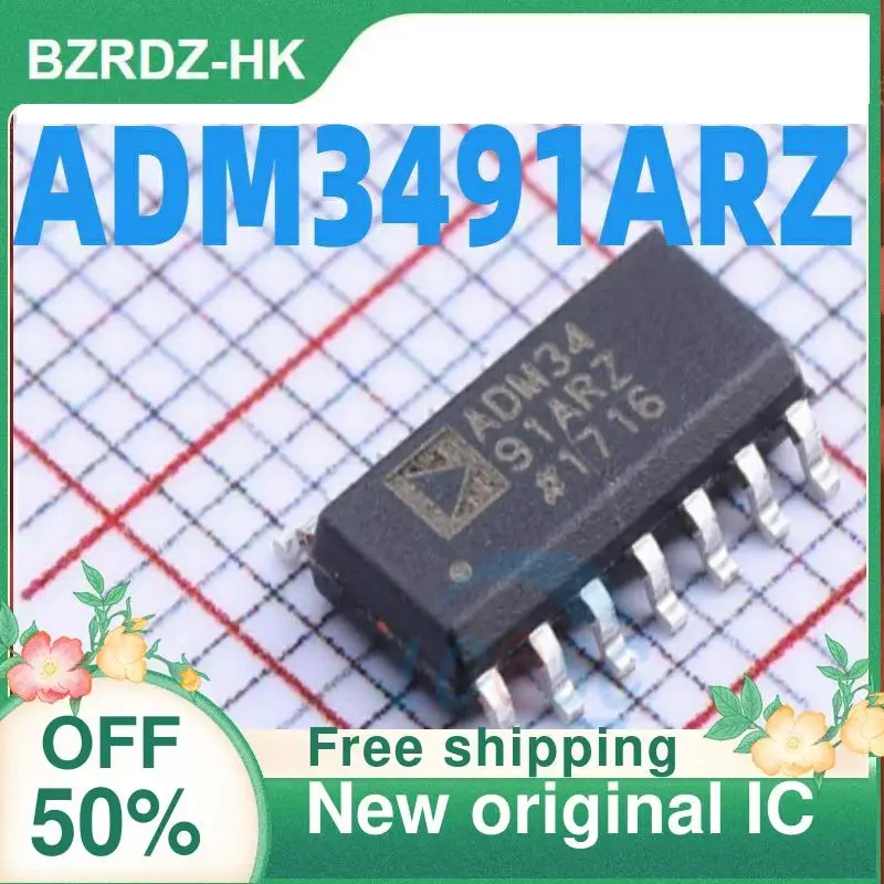 

10PCS ADM3491ARZ-1 ADM3491 SOP-14 New original IC