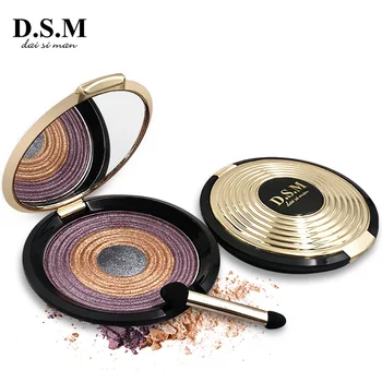 

D.S.M Professional Eyeshadow 3 Colors Eyes Makeup Non-smudge Waterproof Eye Shadow Makeup Pigment Mineralize Eyeshadow Palette