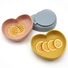 1set Baby Feeding Bowl Baby Dinner Plate Cartoon Love Kids Solid Food Dinnerware With Suction Cup Spoons Children Product 4