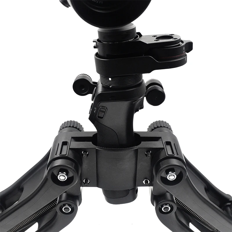 FFYY-Startrc Osmo Dual Handle Arm with Spring Steadicam Rig Extension Stand 3 4 5-Axis Handheld Gimbal Shock Absorber for Dji Ro