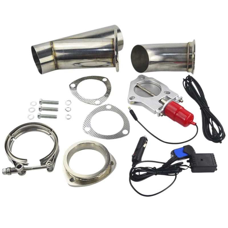 

2.5 Inch Stainless Steel Car Modification Exhaust Cutout Kit Remote Control