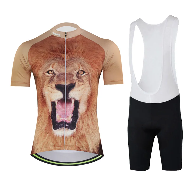 Bib cycling set Aogda велосипедный комплект одежды для мужчин с коротким рукавом Одежда для велоспорта с длинным рукавом Ropa Ciclismo Летний дышащий велосипедный трикотаж - Цвет: Bib cycling set