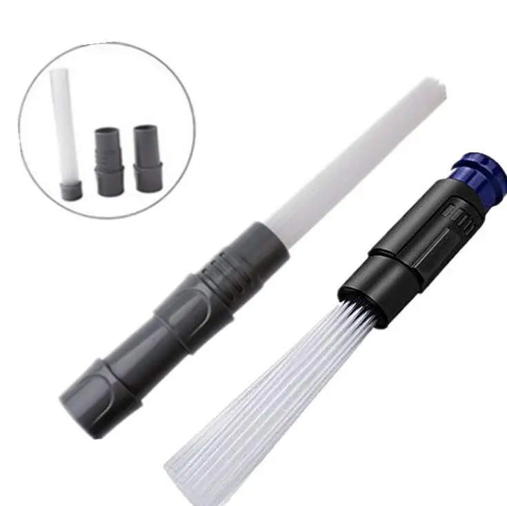 

Universal Vacuum Attachment Tubes Cleaner RemoverDust Daddy Small Suction Brush Tool Cleaning Brush for Air Vents Keyboards