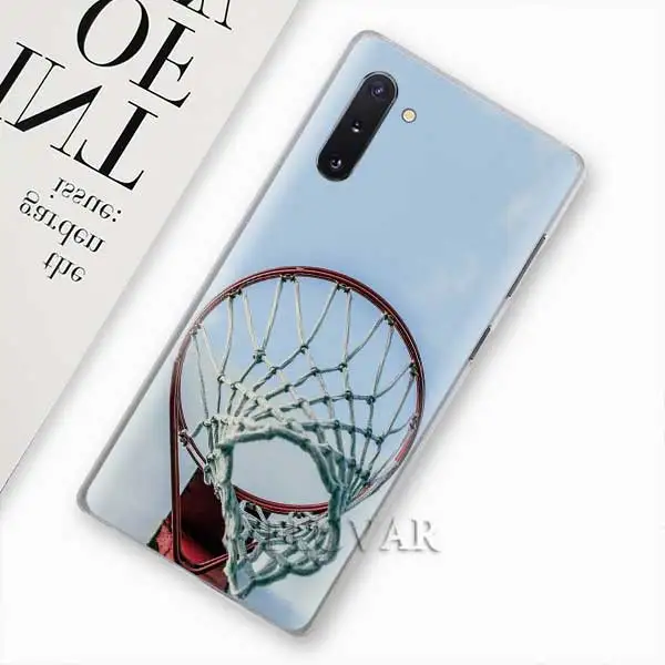 002 Баскетбольные черные чехлы для телефонов samsung Galaxy Note 10 S10 Plus 5G S10e A30 A40 A50 A60 A70 M40 жесткий чехол - Цвет: 002