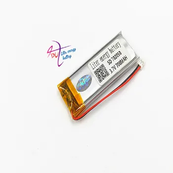 

10 pcs JST 1.5mm 2pin 700mAh 3.7V 702050 Lithium Polymer LiPo Rechargeable Battery For Mp3 headphone PAD DVD bluetooth camera