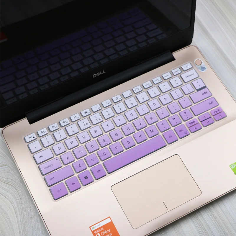 fadepurple Силиконовый чехол-клавиатура для ноутбука Dell Latitude 3300 3301 13 дюймов - Color: fadepurple
