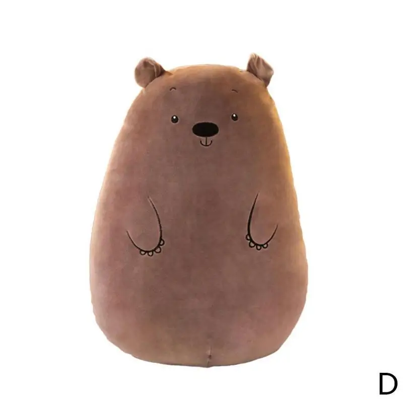 50 см мультфильм Динозавр плюшевая кукла подушка игрушка милый 3D копилка котенок медведь PP хлопок Мягкая кукла подарок для девочки кровать подушка для сна - Цвет: D