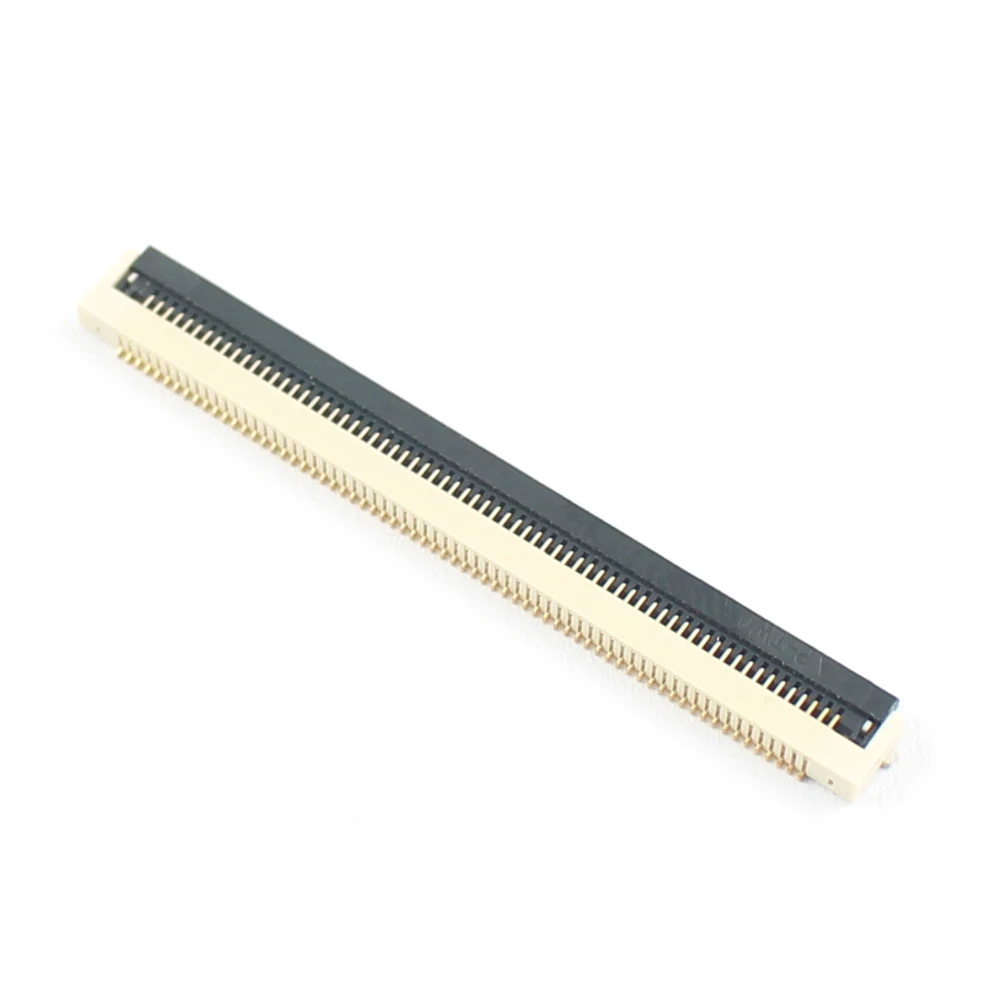 FPC FFC 0.5mm Pitch 68 Pin SMT Flat Cable Connector Flip Bottom Contact Under Clamshell Socket 1 FPC FFC 0.5mm Pitch 68 Pin SMT Flat Cable Connector Flip Bottom Contact Under Clamshell Socket 1
