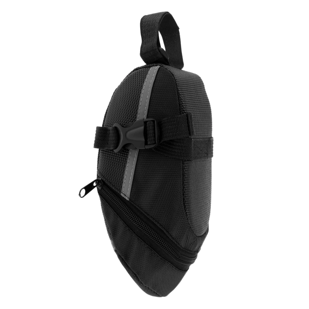 Cycling Saddle Bag,Bike Tail Rear Pouch, Outdoor Cycling Mountain Bike Seat Saddle Bag, Bicycle Back Strap-On Seat Storage Bag