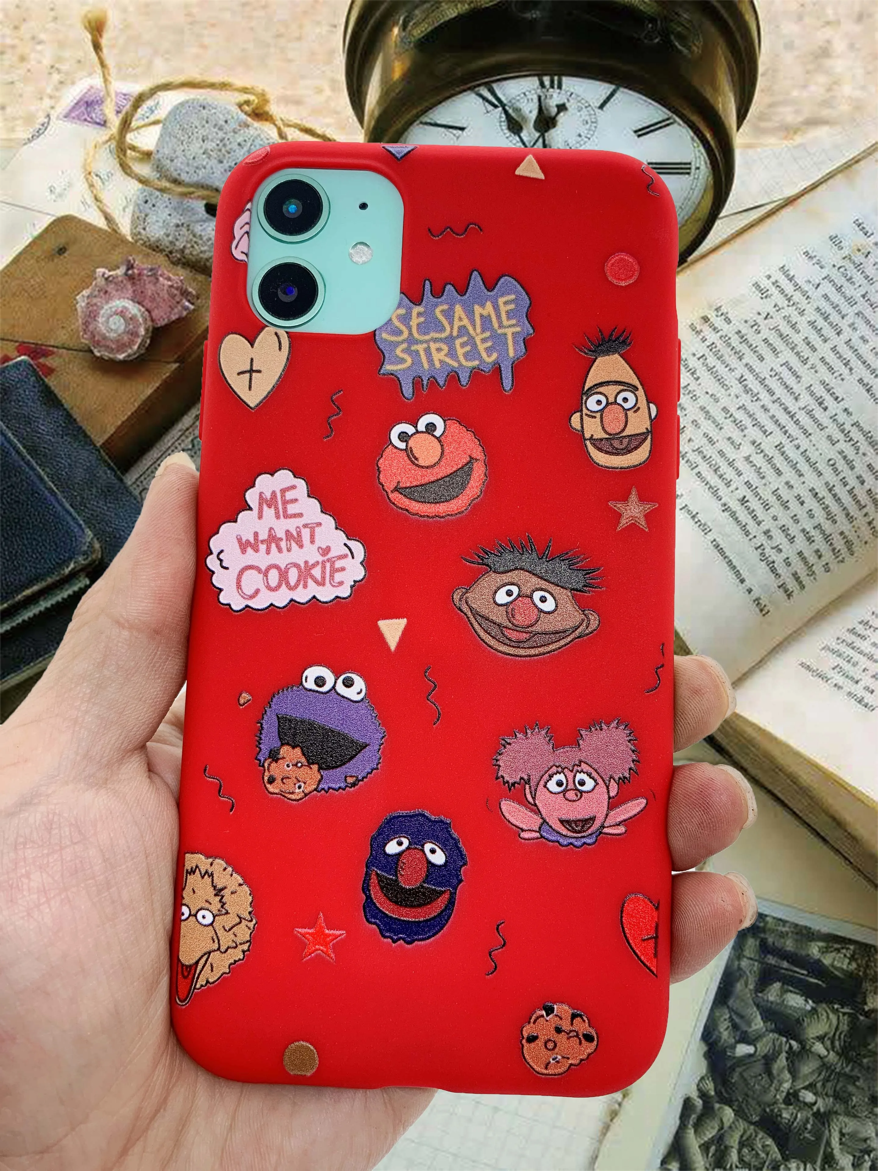 Super Cute Cartoon Case For iPhone11 Pro X XS MAX XR 6 S Silicone Etui Coque iPhone6 6S 7 8 Plus Phone Cover |