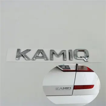 

For Skoda KAMIQ Rear Trunk Tailgate Emblem Logo Letters Nameplate Car Stickers And Decals