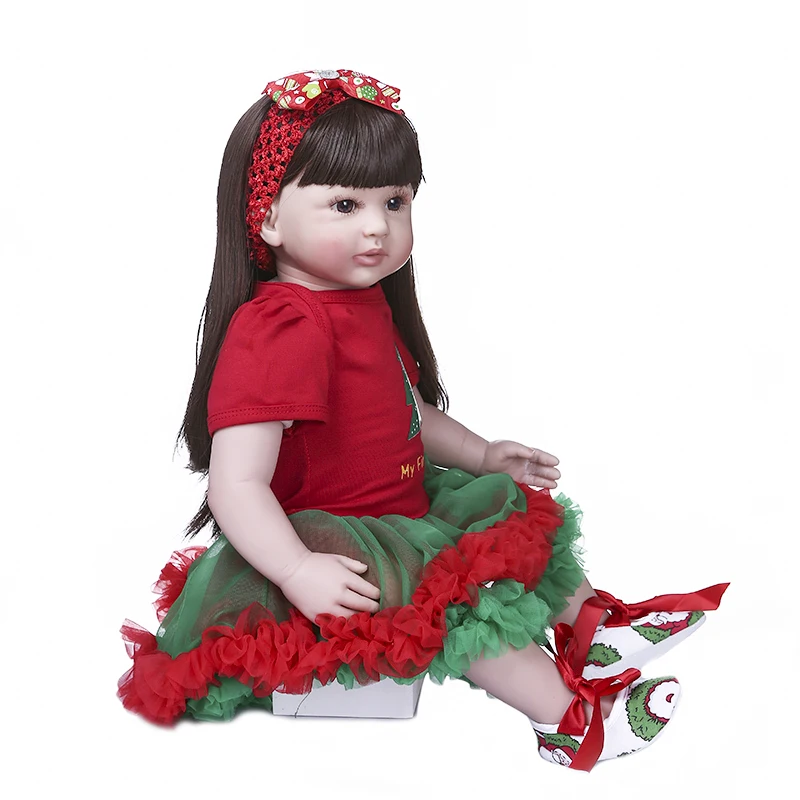 NPK Original 60CM muñeca bebé niña reborn princesa navidad regalo alta calidad suave tacto real | Игрушки и хобби