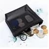 1PC Black Women Men Necessary Cosmetic Bag Transparent Travel Organizer Fashion Small Large Black Toiletry Bags Makeup Pouch 3