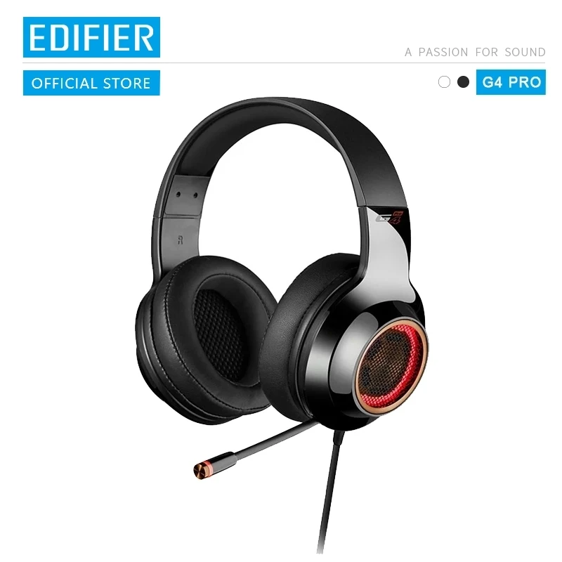 Игровая гарнитура EDIFIER G4 Pro с USB виртуальным объемным звуком 7 1 RGB подсветкой и