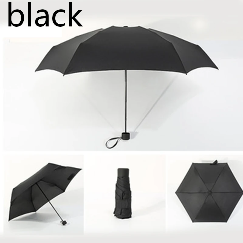 Parasol Portable Ultralight Travel Umbrella Girls Anti-UV Waterproof HOT 5 Colors Mini Pocket Umbrella Women UV Small Umbrellas