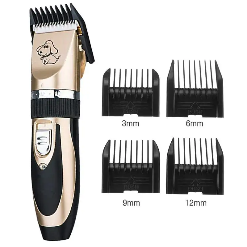  Electrical Pet Hair Trimmer Rechargeable Pet Dog Cat Low-noise Hair Clipper Grooming Shaver Cut Mac