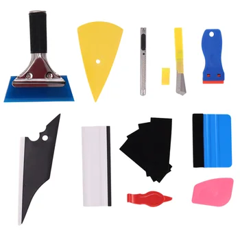 

11pcs Window Tint Tool Vinyl Tinting Wrap Stickers Tool Squeegee Cutter Window Tint Tool for Vehicle Car Auto
