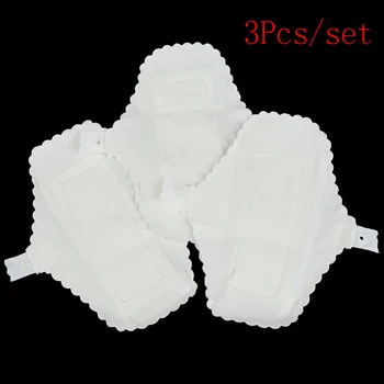 

3pcs Soft Pads Napkin Washable Waterproof Panty Liners Thin Reusable Menstrual Cloth Sanitary Panties Feminine Hygiene