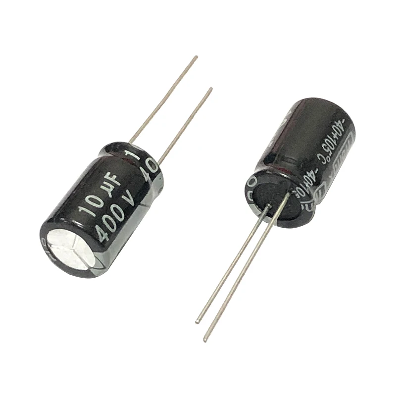 400V10UF объем 10x17 мм 400v 10uf Алюминиевый электролитический конденсатор 20 штук |