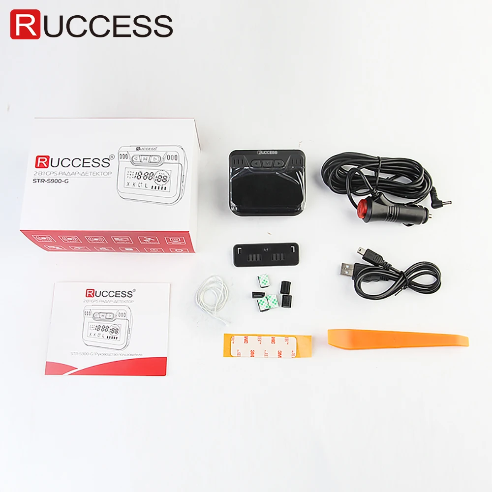 RUCCESS S900 радар детектор 2 в 1 gps анти-радар скорость камера детектор Анти радар для автомобиля для России полицейский радар детектор