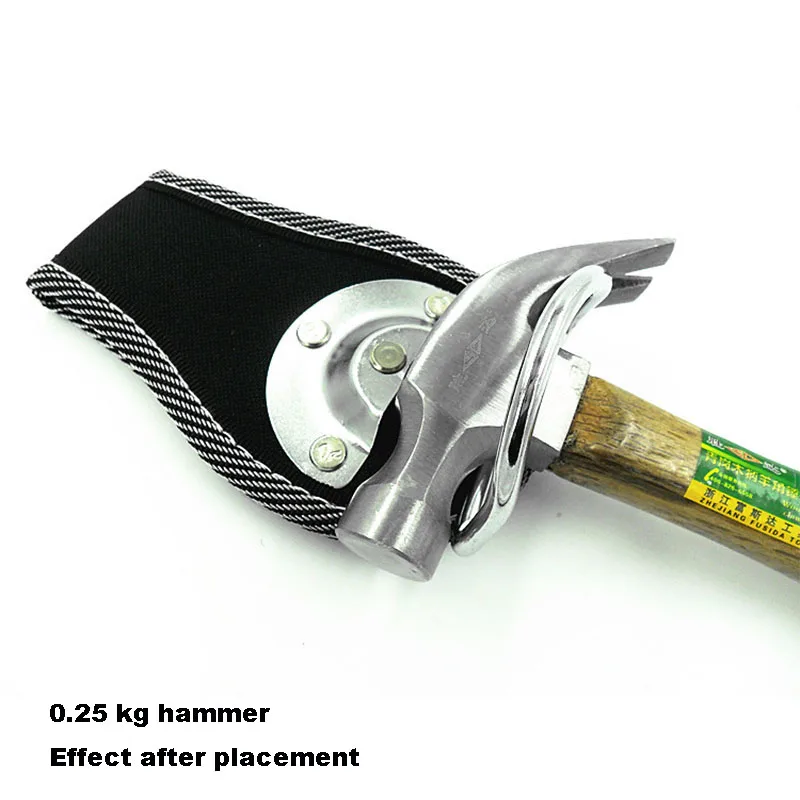 tool box chest Hammer Holder Lightweight Heavy Duty Tool Holster With Swingable Stand Metal Hooks Hammer Wrench Waist Hanging Tool Hanger Bag power tool bag
