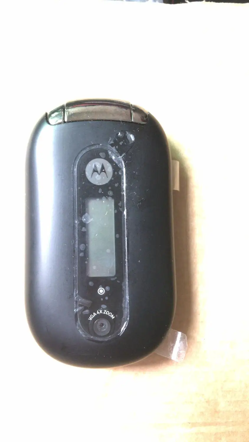 U6 разблокированный флип Motorola U6 разблокированный Motorola PEBL V6 телефон 2," GSM флип сотовый телефон - Цвет: Black