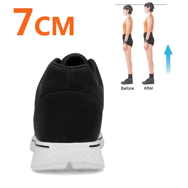 sapato com aumento de altura