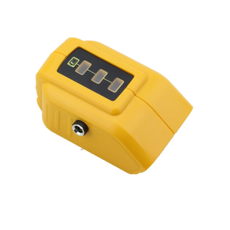 DCB091 литий-ионный аккумулятор usb зарядка конвертер 12 В 18 в 20 В DC Выход с подогревом куртки адаптер - Цвет: Цвет: желтый