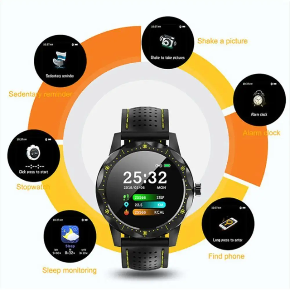 Waterproof Ip68 Sport Smart Watch Bluetooth Blood Pressure Men Women For Android Ios Heart Rate Smartwatch Oxygen Monitor X0I3