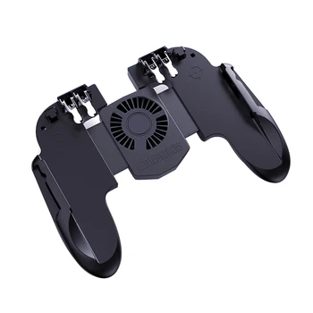 

Six Finger Pubg Controller Gamepad Pubg Mobile Trigger L1R1 Shooter Joystick Game Pad Phone Holder Cooler Fan with Power Bank