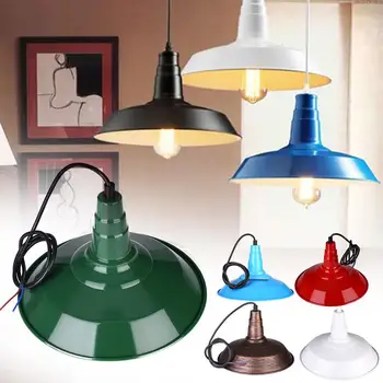 

Modern Chandelier Wall Light Vintage Iron Cage Loft Barn Gooseneck Edison Bar