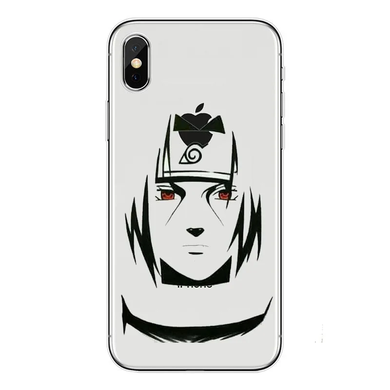 Moda аниме Uzumaki Наруто Саске Какаши мягкий Тампа да Caixa Do силиконовый чехол для iPhone да Apple X XR XS Max 8 7 6 Plus 5 4 - Цвет: TPU