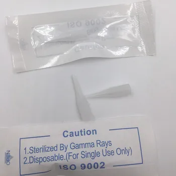 

Free shipping Disposable 500pcs 1RL Permanent Makeup Giant Sun Needle Caps 5mm Diameter 2.5 Length Eyebrow Tattoo Needles Tips