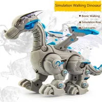Electric Walking Spray Dinosaurs High Simulation Wate Spray Smart Dinosaur Sound Flash Lights Shaking Head Boy Gift Kids RC Toys 1