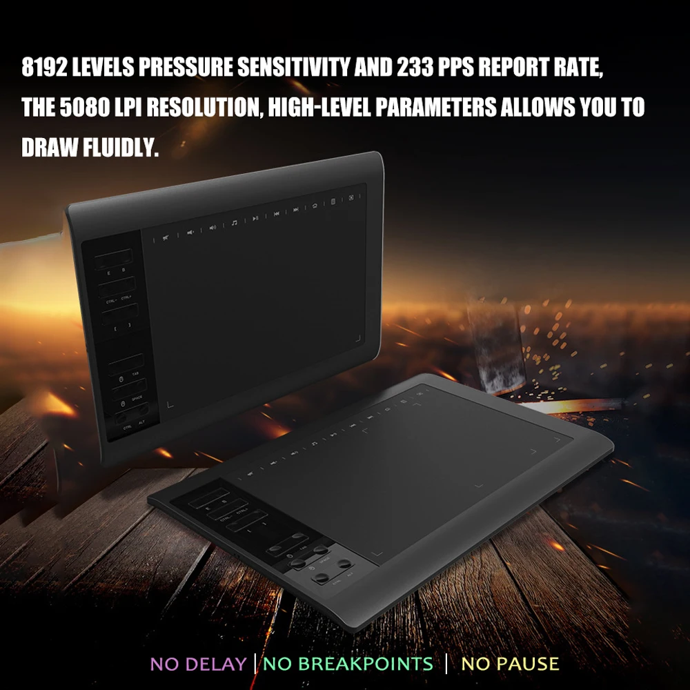 10in Professional Graphic Tablet 8192 Levels Digital Drawing Tablet With No Need Charge Pen Ultralight Grafische Tablet Touch Screen Panels Aliexpress