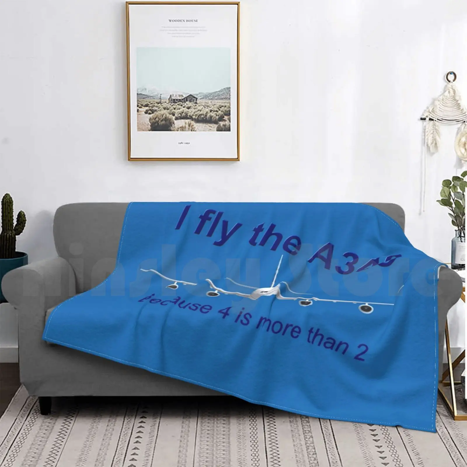 I Fly The Airbus A340 Coperta Fashion Custom Airbus A340 Aviation Pilot A330 A320 Boeing Lockheed 747 B747 B737 737