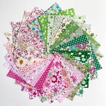 

25*25CM 50pcs/set Patchwork Printed Floral Cotton Fabric Set for Tissue Kids Home Textile for Craft Sewing Fabric Doll,c10896