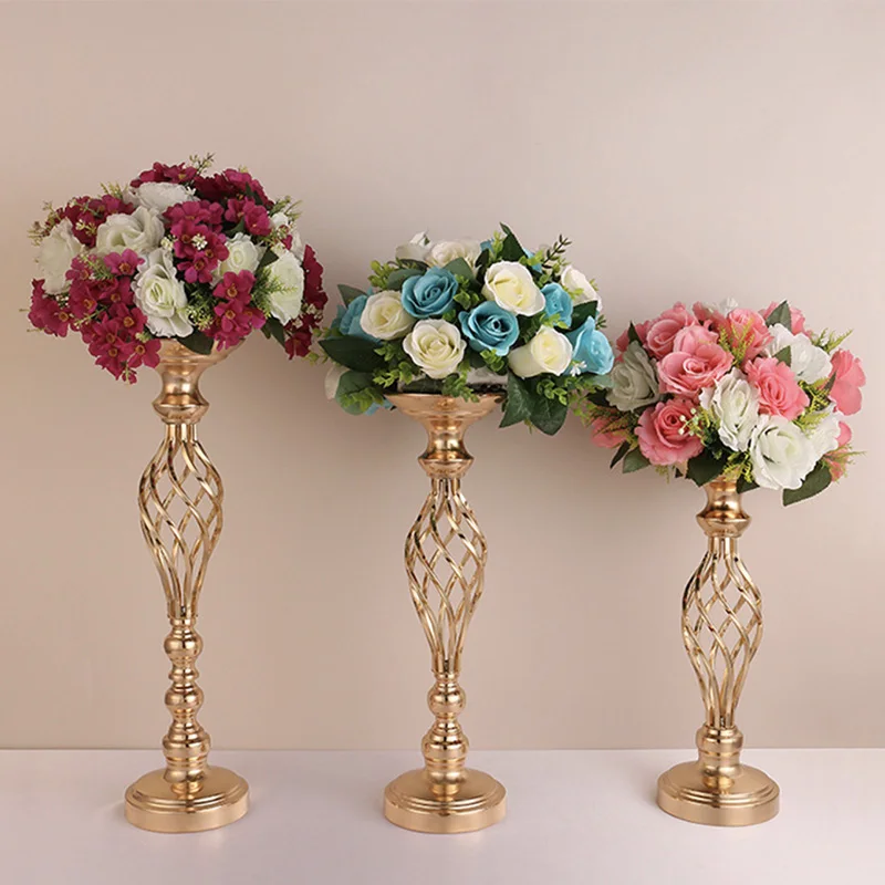 10 шт./лот подсвечники подсвечник подставка столб цветы вазы Свадебные украшения