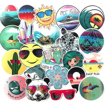

102pcs Pack Cartoon Animal Stickers Waterproof PVC Luggage Laptop Motorcycle Skateboard Guitar Scrapbook Cool Sticker Kids Toys