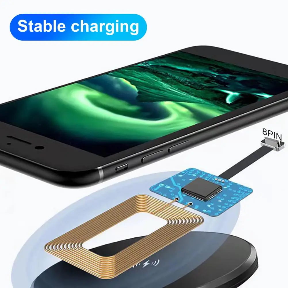 Wireless Charger Receiver Coil Quick Charging Efficient Heat Dissipation Ultra-thin Self-adhesive Smart Phone Wireless Charging