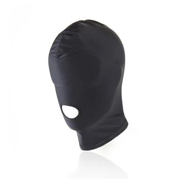 BDSM Sex Slave Party Mask Unisex Elastic Fabric Bondage Restraint Mask Hood Sexy Headgear Fetish Cosplay Erotic Toys Sex Product 5