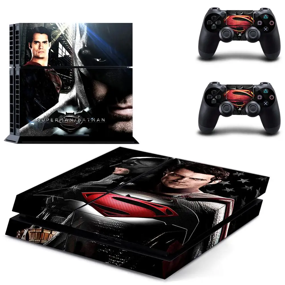 GYTM0338 Бэтмен против Супермена PS4 наклейка s Play station 4 кожа наклейки для playstation 4 PS4 консоли и контроллера Скины Виниловые - Цвет: GYTM0338